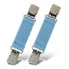 HoldEm - Extra Sturdy Mitten Clips with a Tight Grip, Must-Have Kid Glove Clip with Snowman Design, Mitten Clips for Kids, Toddlers & More, Keeps Winter Accessories Accessible, Light Blue view 1