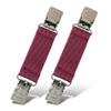 HOLD'EM Extra Sturdy Mitten Clips with Tight Grip - Kid Glove Clips with Snowman Design, Keeps Winter Accessories Accessible, Burgundy view 1