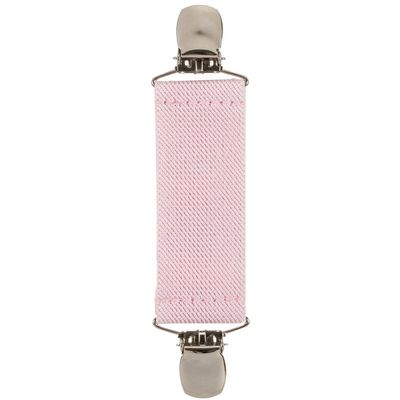Elastic Scarf and Hat Clips Attacher with Extra Heavy Clips - Light Pink