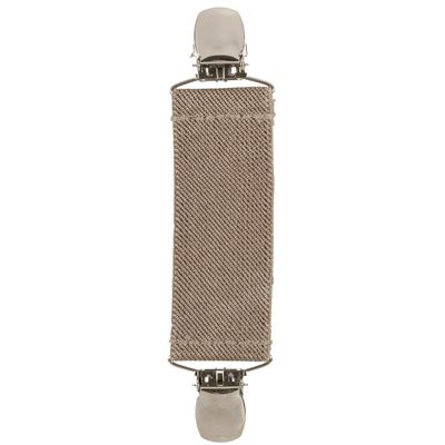 Elastic Scarf and Hat Clips Attacher with Extra Heavy Clips - Beige