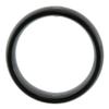 8mm Black Tungsten Carbide Wedding Ring Domed CZ Comfort fit size 11.5 view 2