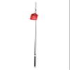 HORZE Lightweight Dressage Whip with Bling and Leather Grip Handle - Black - 47 in view 1