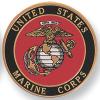All American Gifts Deluxe Military Sword Plaque Wall Mount (USMC Emblem - for Officer Sword) view 2