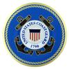 All American Gifts Deluxe Military Sword Plaque Wall Mount (USCG Emblem) view 2