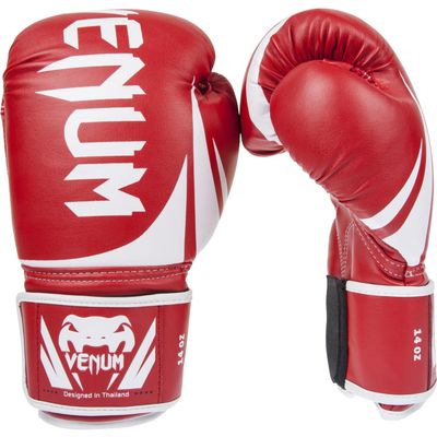 Venum Challenger 2.0 Boxing Gloves - Red - 16-Ounce, EU-VENUM-0663-16oz
