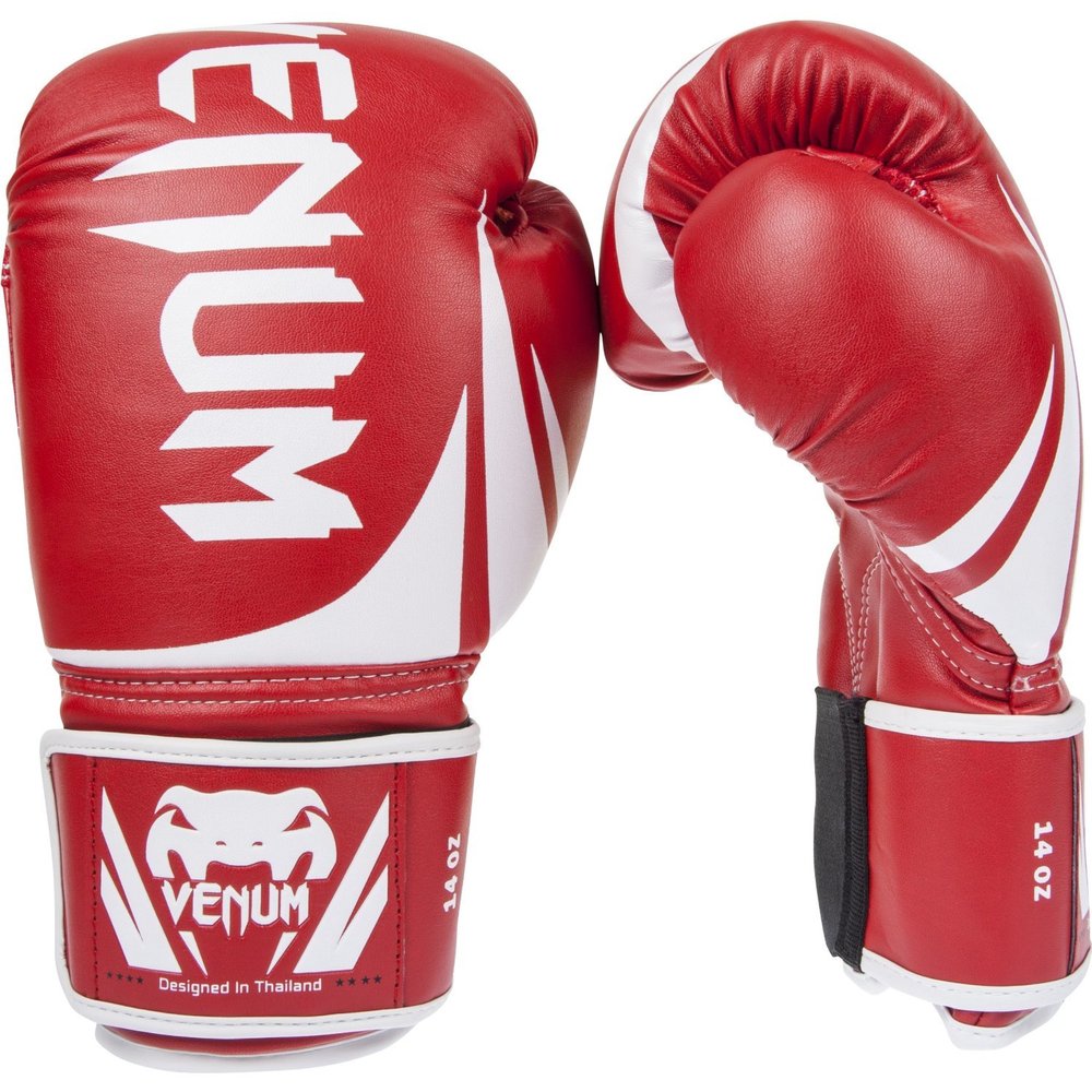 Venum Challenger 2.0 Boxing Gloves - Red - 16-Ounce, EU-VENUM-0663-16oz