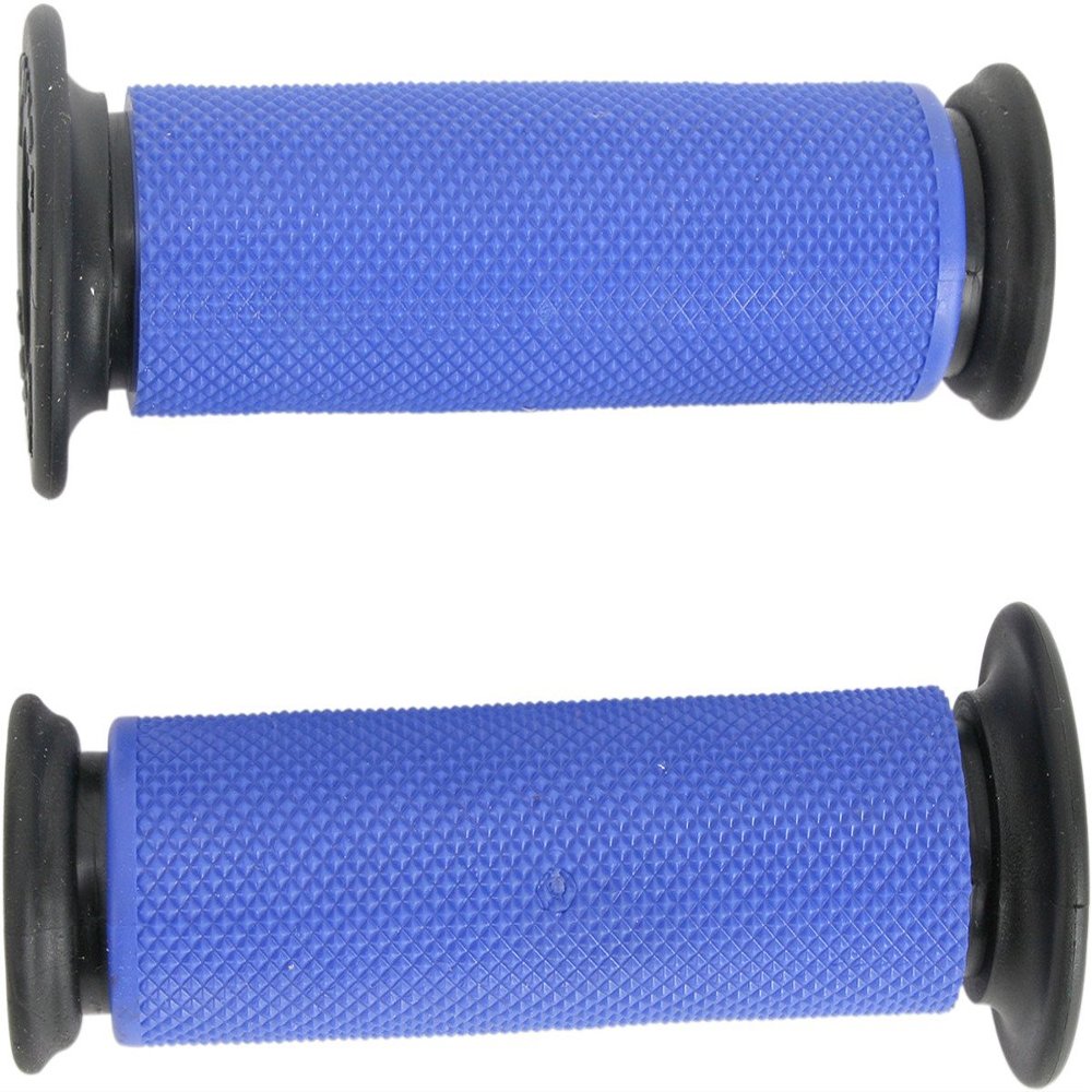 Driven Racing Diamond Grippy Street Motorcycle Grips - Blue/One Size