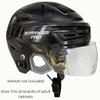 TronX S30 Straight-Cut Hockey Helmet Clear Visor (Anti-Scratch/Anti-Fog) CE Certified view 3