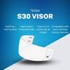 TronX S30 Straight-Cut Hockey Helmet Clear Visor (Anti-Scratch/Anti-Fog) CE Certified view 4