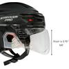 TronX S50 Pro Hockey Helmet Clear Visor (Anti-Scratch/Anti-Fog) CE Certified view 2
