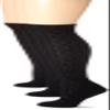 Jefferies Socks Girls 7-16 School Uniform Acrylic Cable Knee High 3 Pair Pack, Black, X-Large view 2