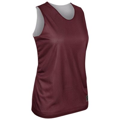Champro Polyester Reversible Basketball Jersey, Women's Large, Maroon, White