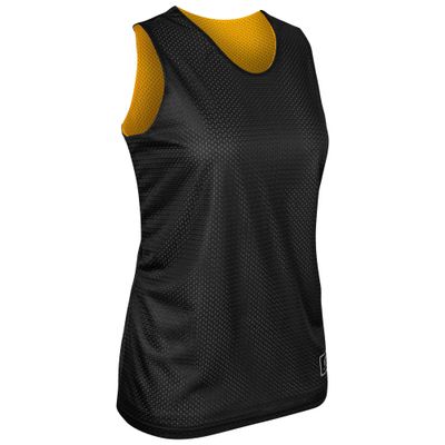 Champro Polyester Reversible Basketball Jersey, Women's Medium, Black, Gold
