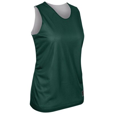 Champro Polyester Reversible Basketball Jersey, Women's Medium, Forest Green, White