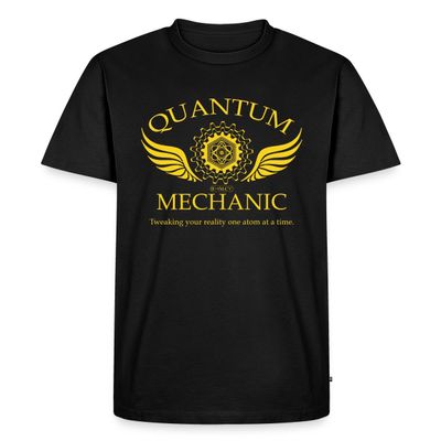 Quantum Mechanic Tweaking Reality Men's Premium T-Shirt Black