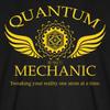 Quantum Mechanic Tweaking Reality Men's Premium T-Shirt Black view 2