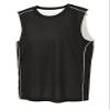SPORT-TEK Sanmar PosiCharge Mesh Reversible Sleeveless Tee (Youth Medium, Black) view 1