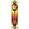 YOCAHER Professional Speed Drop Down Complete Longboard Skateboard (Sunset) view 1