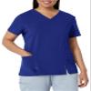 Dickies Women's Xtreme Stretch V-Neck Top, Galaxy Blue, XX-Small view 1