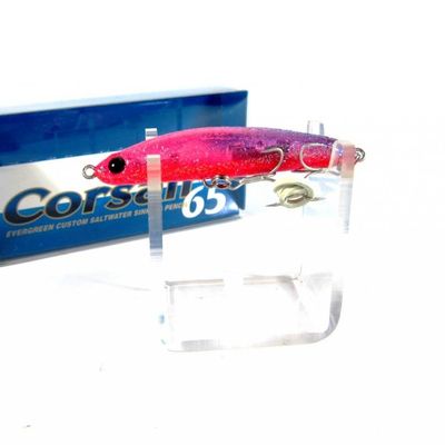 Evergreen Minnow Pencil Corsair 2.6 inches (6.5 cm), 0.2 oz (7 g), Blue Moon Dazzler #756 Lure