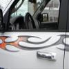East Coast Vinyl Werkz - Tribal Flame Decals - 'Sunken Torched Steel' - 2 Piece Set view 1