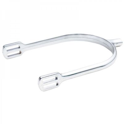 HORZE Flat End Spurs Set - Silver - W 1/2