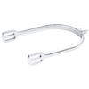HORZE Flat End Spurs Set - Silver - W 1/2 view 1