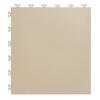 BlockTile Gym Flooring (Flexible PVC) Multi-purpose 18" X 18" X 1/4" - Flat w/Texture -16 PACK - 36 SQ FT (Beige) view 2