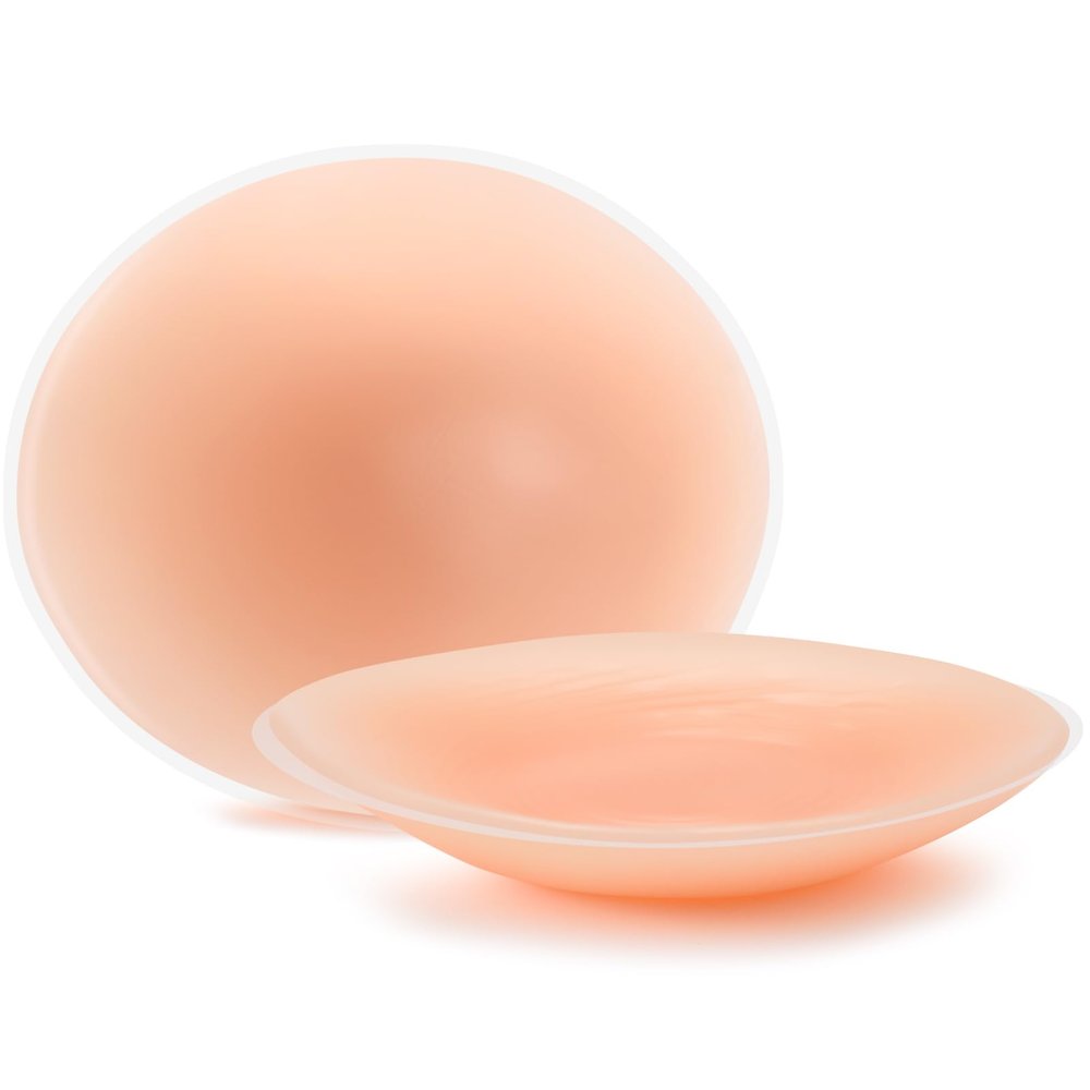 ENVY BODY SHOP Post-Lumpectomy Breast Pads Polyurethane Enhancer Shells for Asymmetry, Natural-Feel Bra Inserts