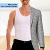Insta Slim - Made in USA - 3 Pack - Compression Muscle Tank Top Body Shaper for Men. Tummy Control Slimming Shapewear Undershirt for Gynecomastia, Beer Belly & Back Support (White, 6X) view 2