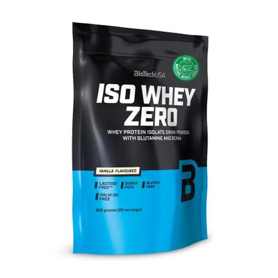 BioTechUSA ISO Whey Zero Isolate 100% Pure Protein 500g - Vanilla