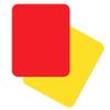 AGORA Soccer Referee Red and Yellow Card Set with Card Wallet and 50-Sheet Match Report Pad view 3