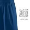 Augusta Sportswear Youth Training Shorts: 9-Inch Inseam for Teens, Athletic Workout Gym Clothes, Navy, Medium view 3