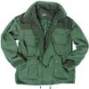 CamoOutdoor Mil-Tec Non-Rustle Hunting Fishing Mens Long Jacket Olive, SIZE L view 1