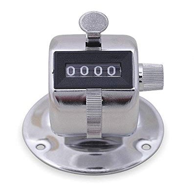 Counter, Mechanical, 4 Digit, Hand Tally