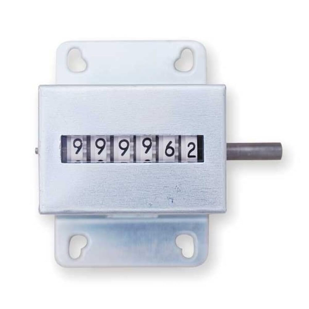 Enm Counter,Mechanical,6 Digit,RH/TC M2BA60A - 1 Each