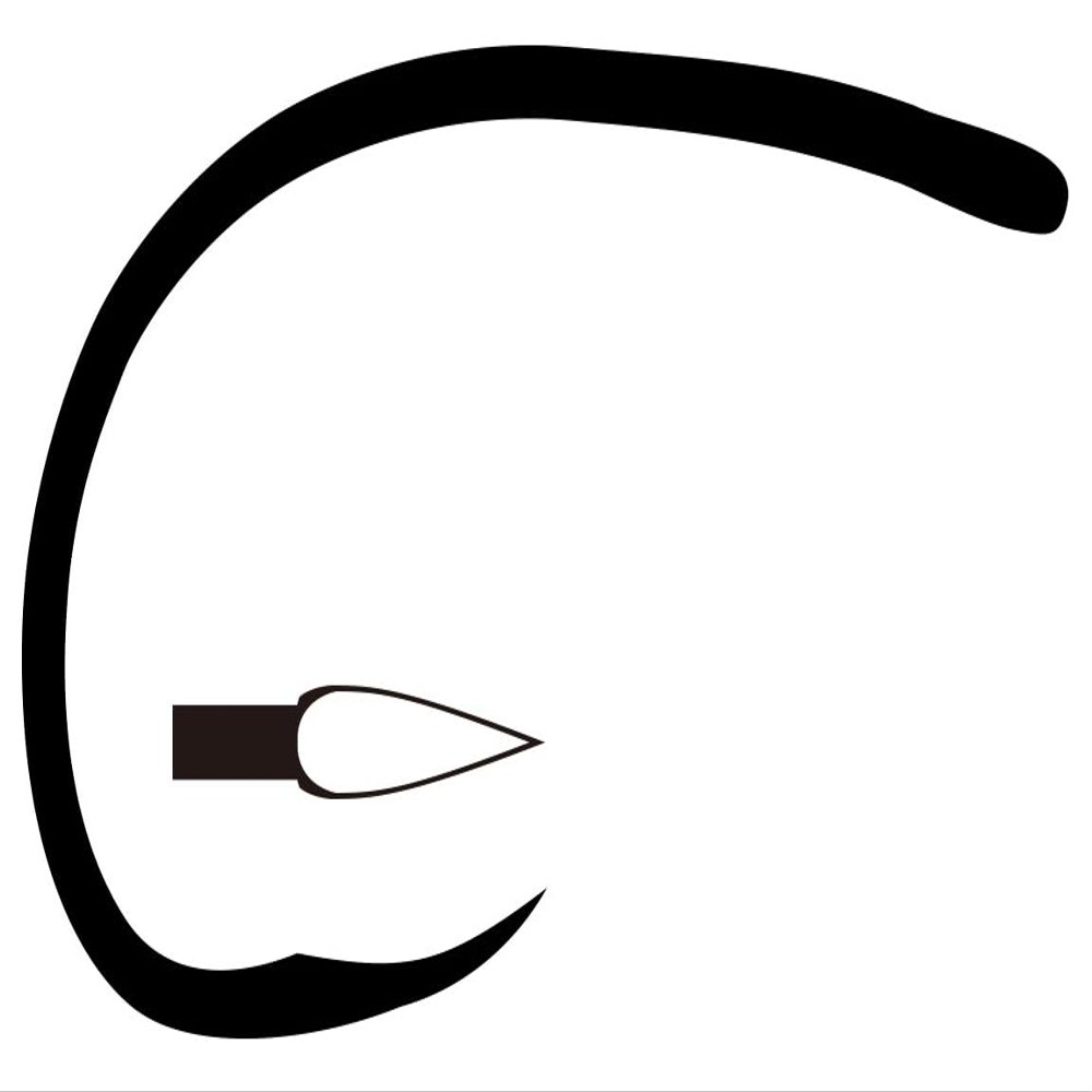 TIEMCO TMC2499SP-BLB Fly Hook, Small Pack, No. 18, Black