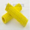 2 PCS Fluorescent Yellow Lock-on Bicycle Handlebar Grip Bar view 2