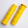 2 PCS Yellow Cycling Non-slip Rubber Bicycle Handlebar Grip Bar view 1