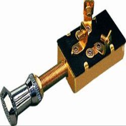 BRASS 3-POS SWITCH OFF/ON/ON 1