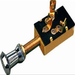 BRASS 3-POS SWITCH OFF/ON/ON 1