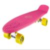 Ridge Skateboards 27 Inch Big Brother Retro Cruiser Skateboard - UK Manufactured, Pink-Yellow view 1