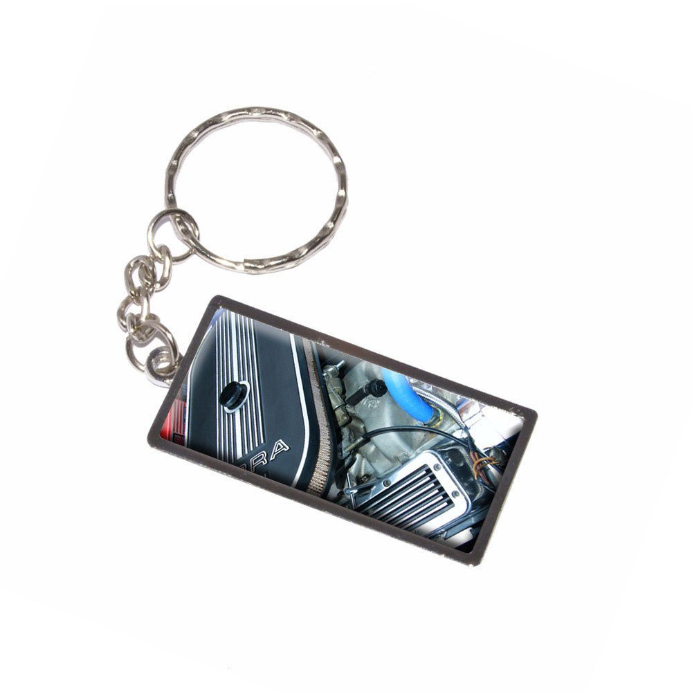 Graphics and More Classic Muscle Car Engine Compartment Keychain Ring (K2223)