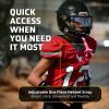 Vettex Youth Football Mouthguard, Maroon view 4