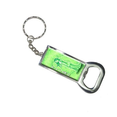 Graphics and More Bottlecap Opener Key Chain, Virgo Virgin Zodiac - Astrological Sign Astrology (KK7094)