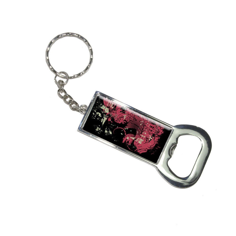 Graphics and More Bottlecap Opener Key Chain, Asian Carp Fish Catfish Design (KK2421)