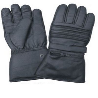 Allstate Leather Unisex Adult AL3068 Padded riding glove Small Black
