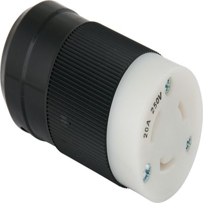 20A 250V TL MARINCO CONN 2P3W L6-20 Twist Lock plug
