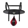 vidaXL Speed Ball Platform Set with Adjustable Wall-Bracket and PVC Punching Bag for MMA, Boxing, Martial Arts Training Equipment, Easy-to-Install, Black view 3