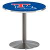 Holland Bar Stool Co. L214-36" Stainless Steel Louisiana Tech Pub Table view 1